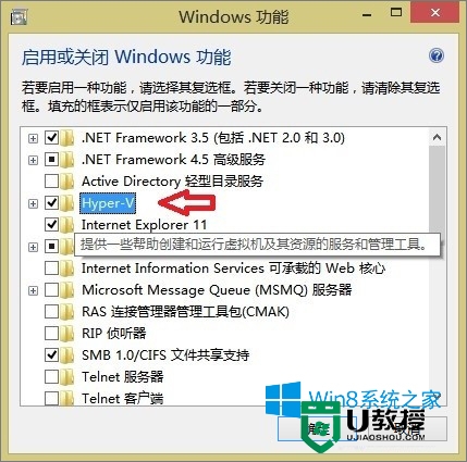 windows8如何开启Hyper-V虚拟机功能，步骤4