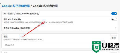 w10电脑浏览器支持并允许了cookie设置如何操作