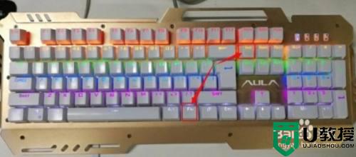 彩色键盘的灯如何关 键盘灯亮怎么关