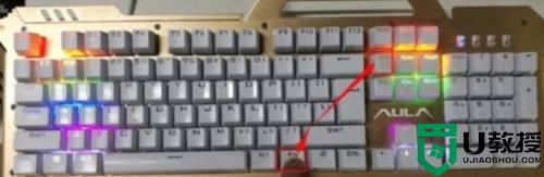 彩色键盘的灯如何关_键盘灯亮怎么关