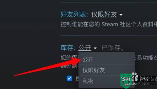 steam库存为私密状态怎么打开_steam怎么解除库存私密状态