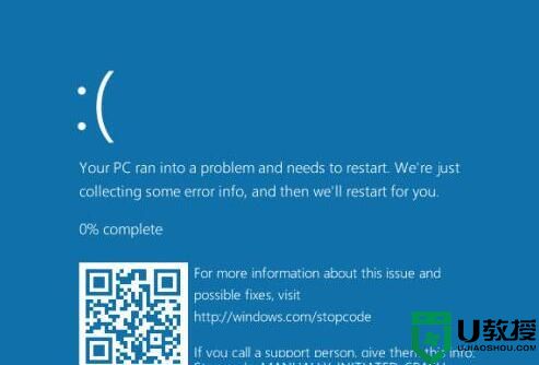 Win10系统蓝屏后出现二维码怎么办？有什么用？