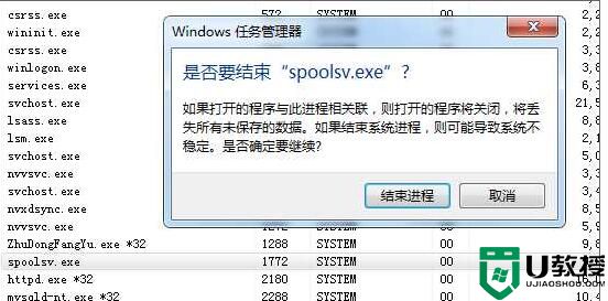 Win7 spoolsv.exe是什么进程？spoolsv.exe可以删除吗