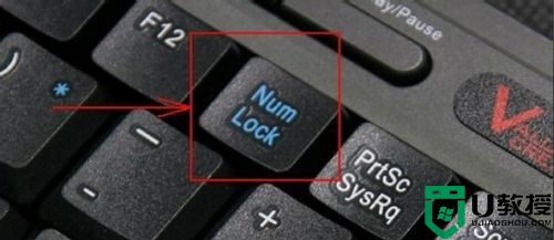 笔记本电脑键盘出现数字