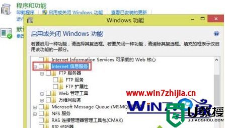 win10系统iis web服务器如何停用_win10系统iis web服务器怎么停用