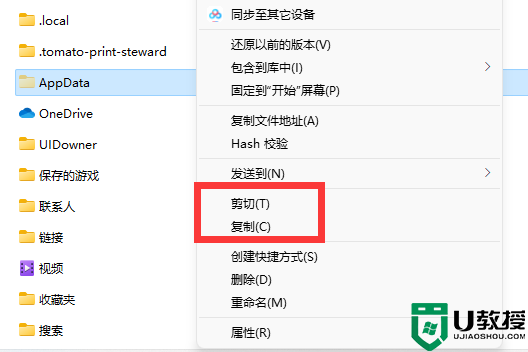 appdata文件夹可以移到d盘吗？