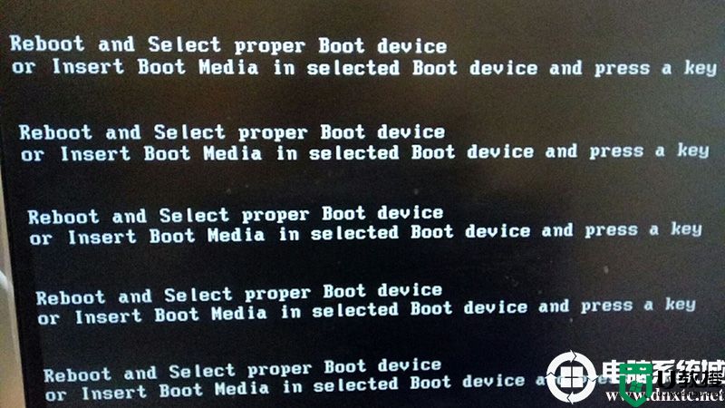 电脑开机提示“reboot and select proper boot device”解决方法