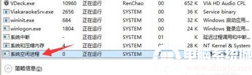 system idle process占用率高解决方法