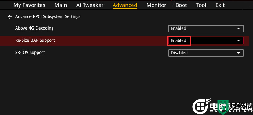 华硕主板怎么开启显卡Resize Bar？华硕主板开启Resize Bar方法