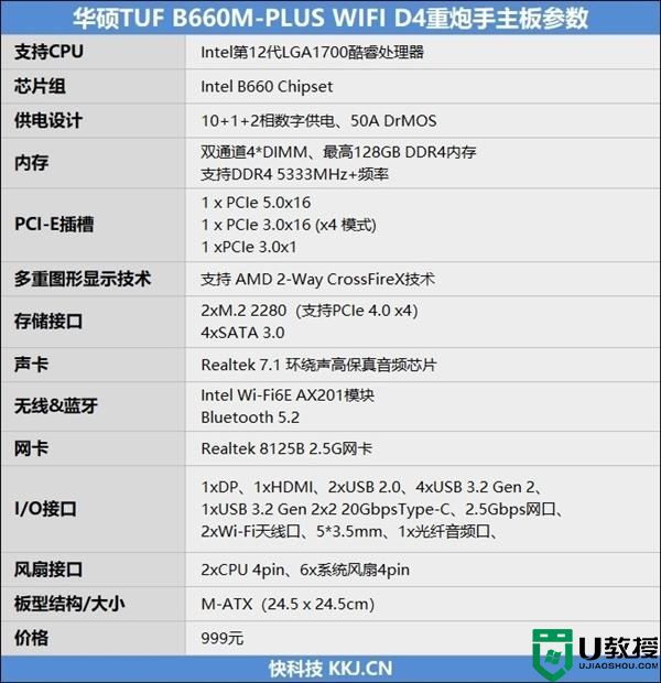 华硕TUF GAMING B660M-PLUS主板怎么样?华硕b660主板全面评测