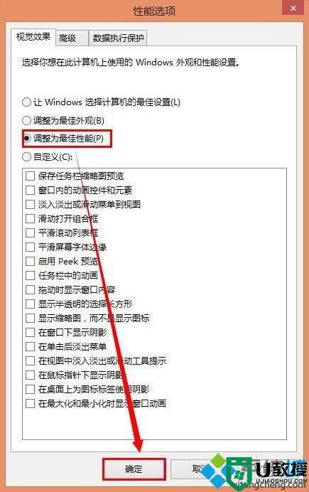 win8.1系统怎么关闭视觉特效