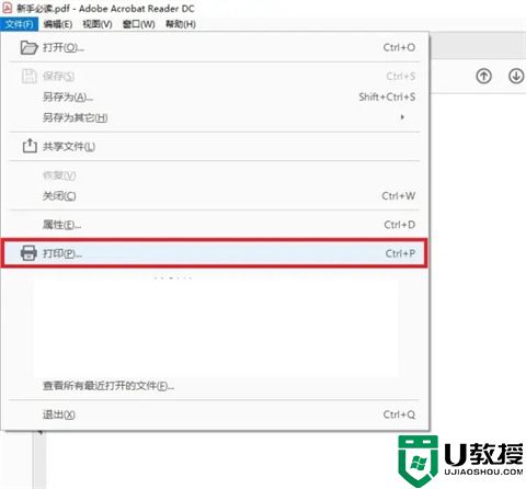 pdf怎么打印出来 pdf怎么免费打印出来