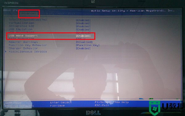 戴尔n5110笔记本如何快速U盘启动bios设置