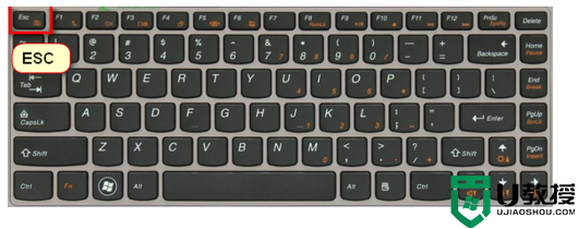 华硕笔记本利用开机按ESC键选择设置u盘启动的方法