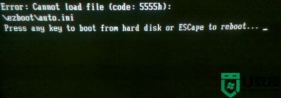 Error：cannot load file 