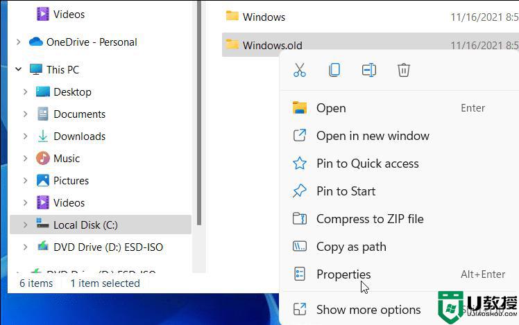 windows old文件夹可以直接删除吗_图文教你删除win11系统windows old文件夹