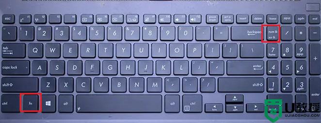 华硕键盘字母变成数字怎么回事_华硕键盘英文字母变成数字如何处理