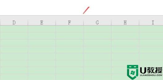 Excel表格背景为什么突然白底变成绿底 Excel表格背景突然白底变成绿底的解决方法