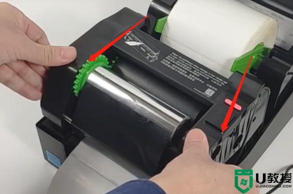 tsc打印机如何换碳带_tsc条码打印机换碳带的步骤